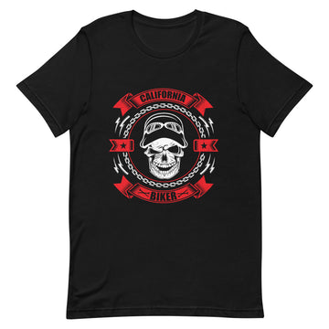California Biker Skull - Men's T-Shirt