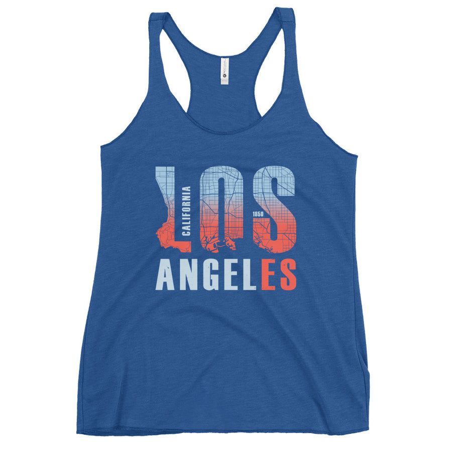 Los Angeles Map Style - Women's Tank Top