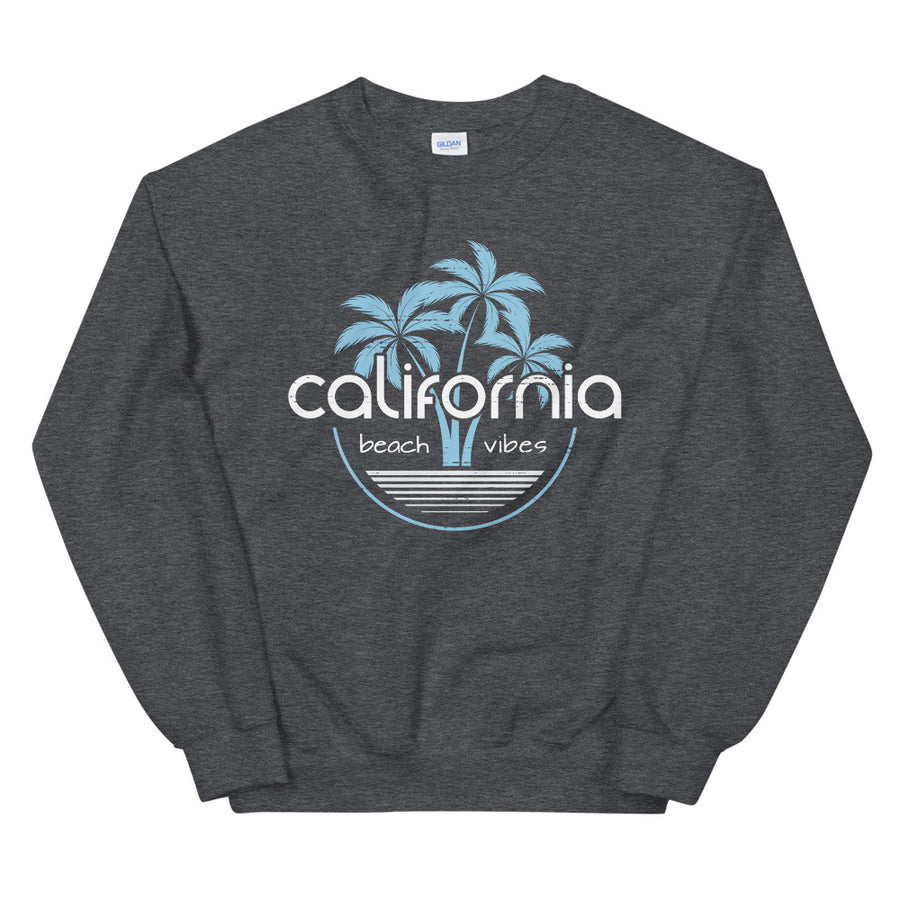 California Beach Vibes - Women's Crewneck Sweatshirt