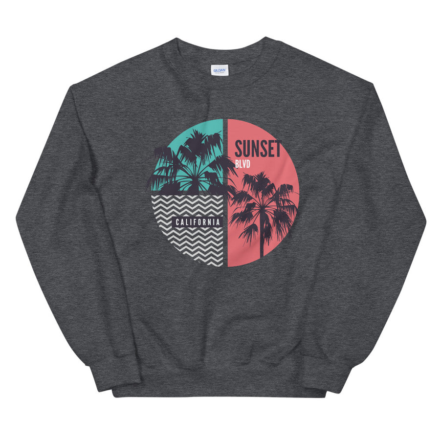 California Sunset Boulevard - Women's Crewneck Sweatshirt