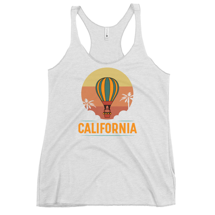 Vintage California Hot Air Balloon - Women's Tank Top
