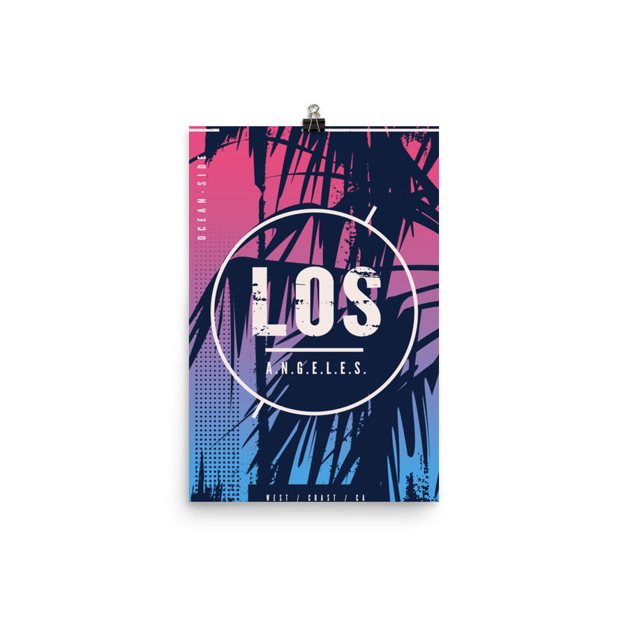 Los Angeles Ocean Side - Poster