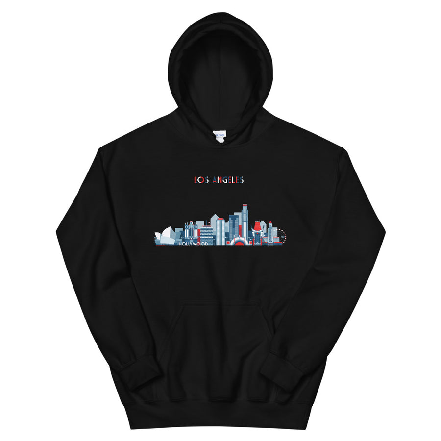 Los Angeles In Red White Blue - Women's Hoodie