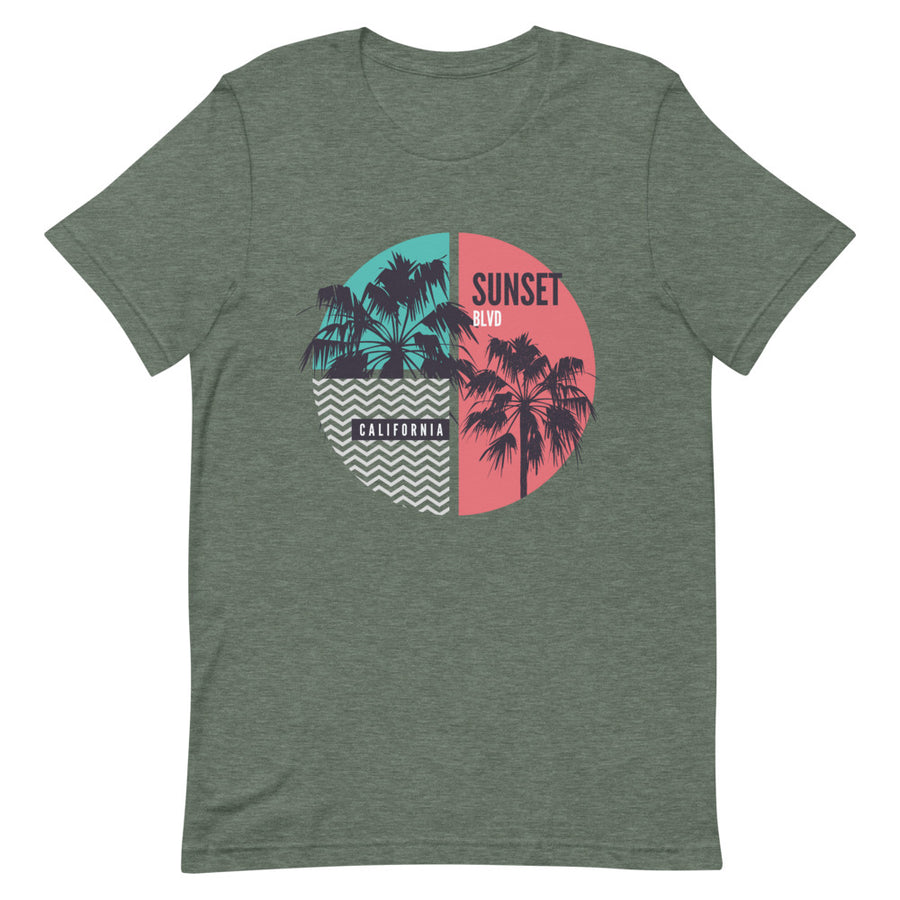 California Sunset Boulevard - Men's T-Shirt