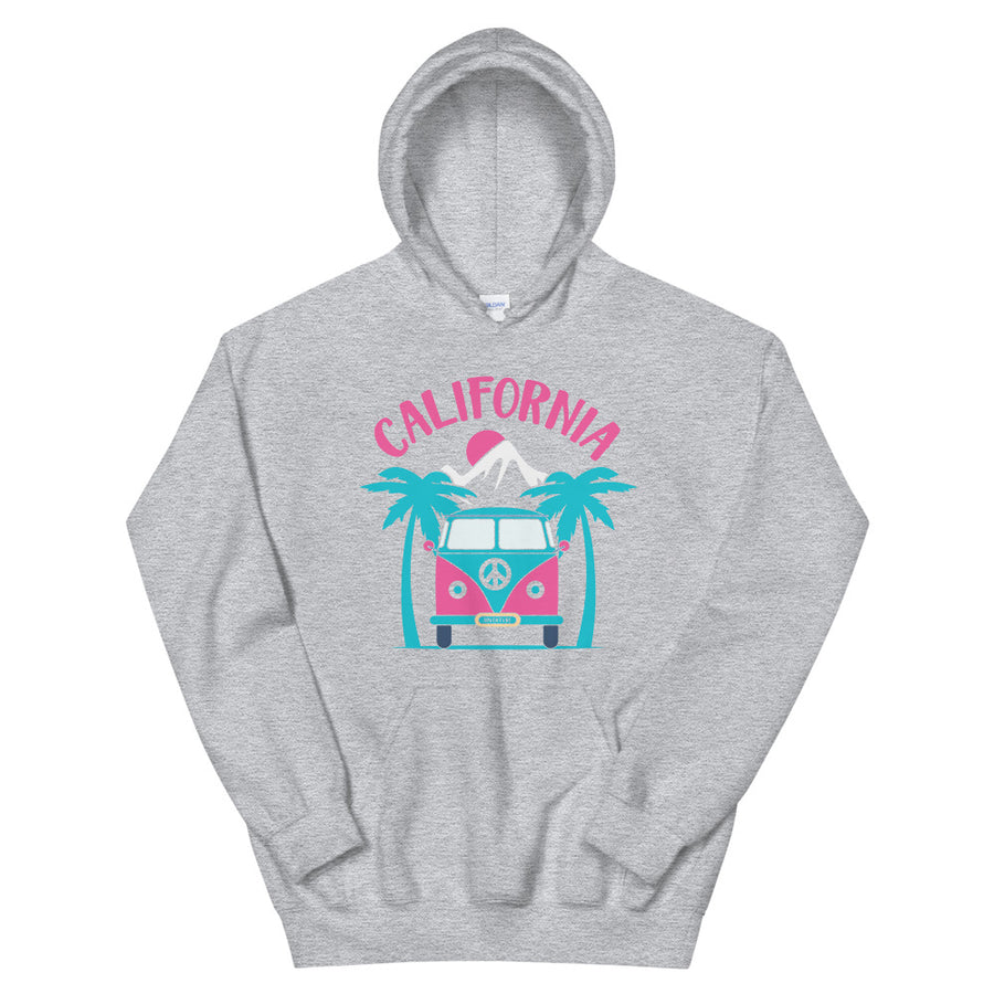 California Adventure Van & Palms - Women's Hoodie