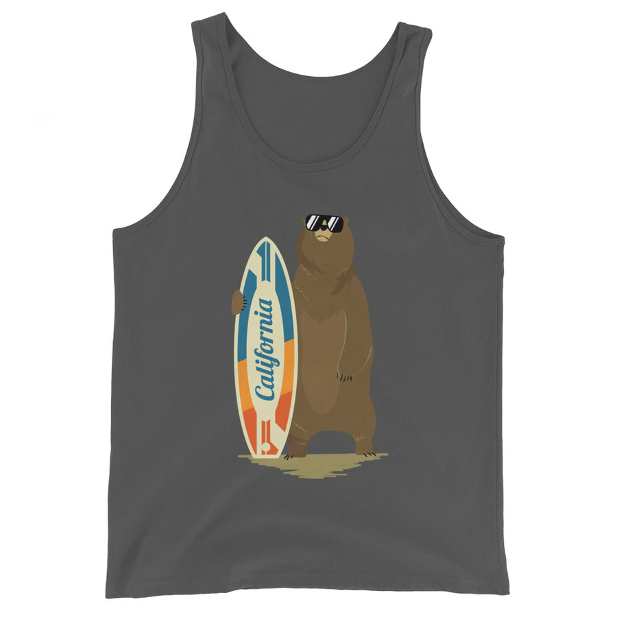California Surfer Bear - Men's Tank Top