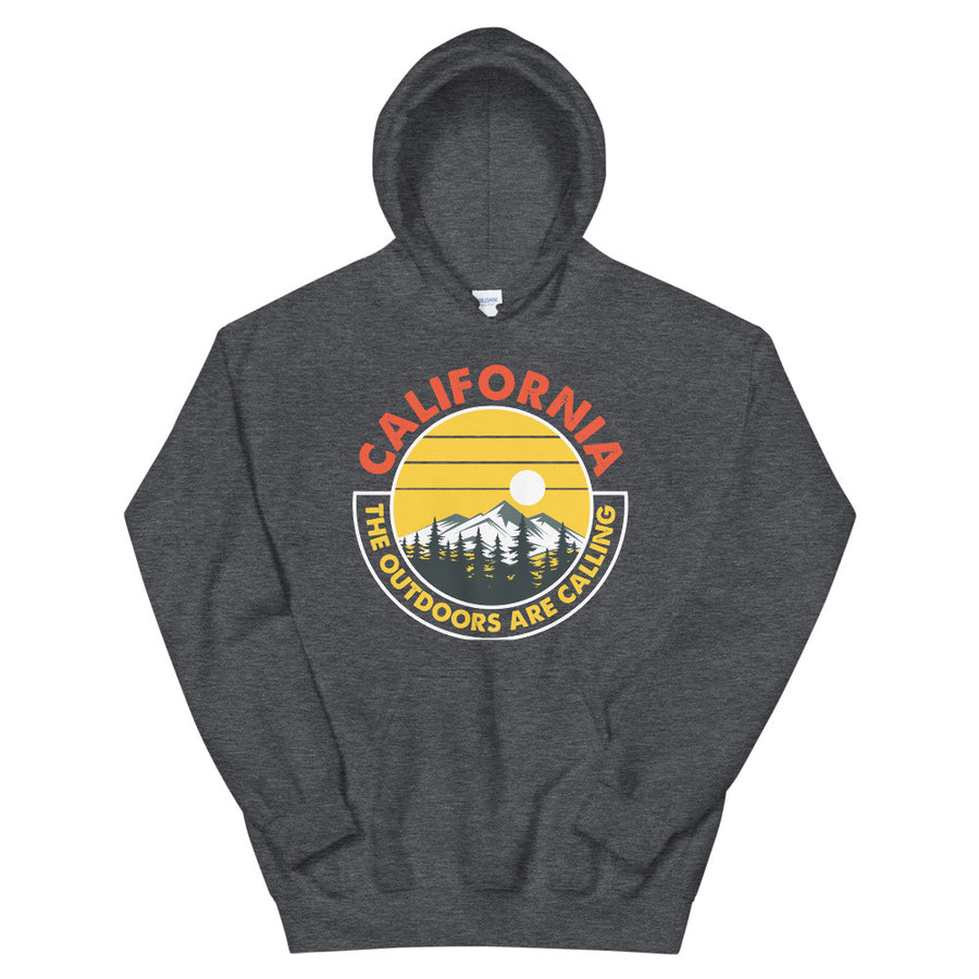 California Outdoor Mountain Sunset - Men's Hoodie