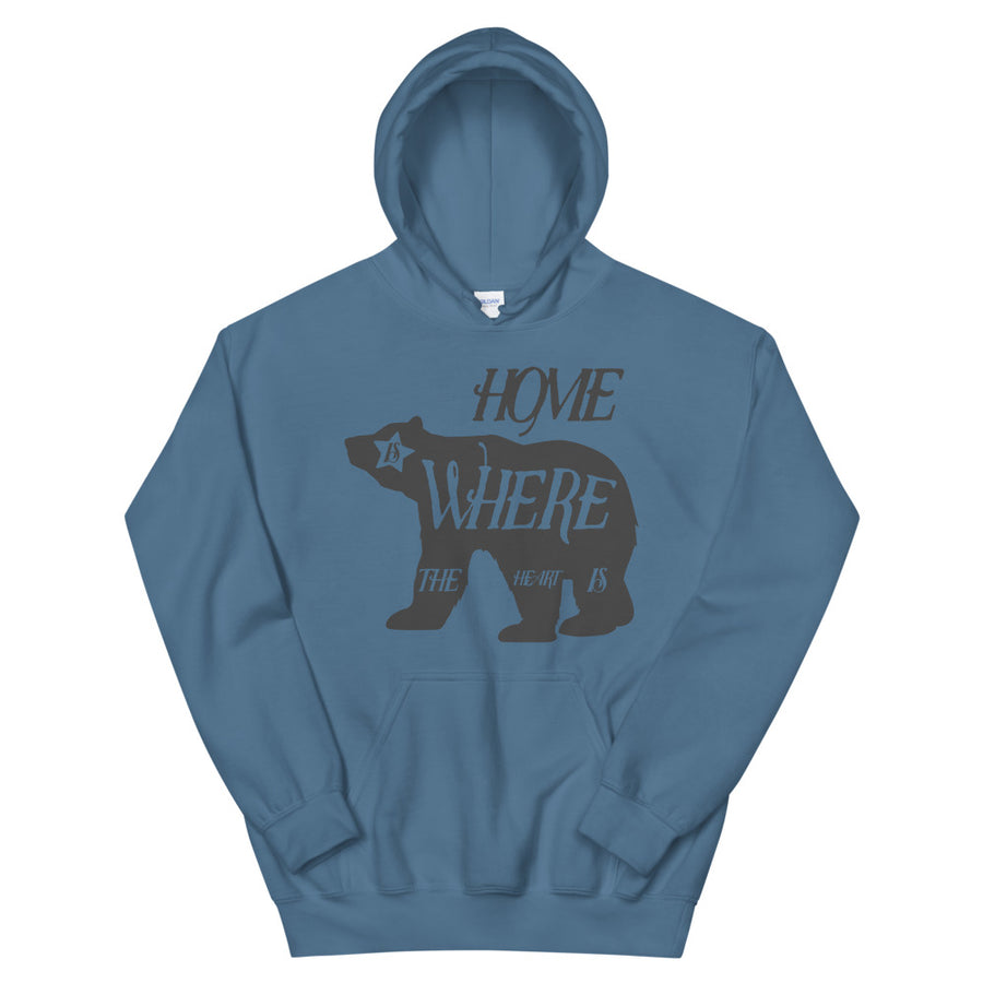 Home Is Where The Heart Is Bear - Men's Hoodie
