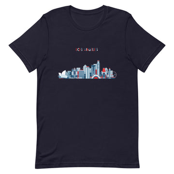 Los Angeles In Red White Blue - Women's T-Shirt