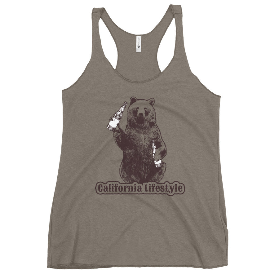 California Lifestyle Beer Bear - Women's Tank Top