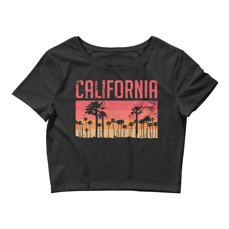 California Vintage Palms - Women’s Crop Top