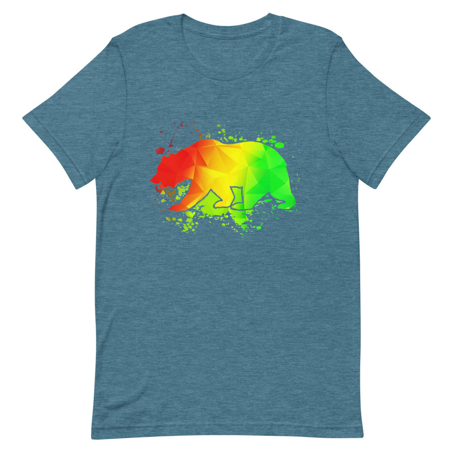 California Rasta Bear - Men's T-Shirt