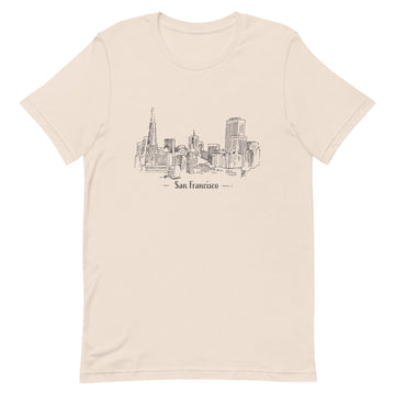 Hand Drawn San Francisco - Women's T-Shirt