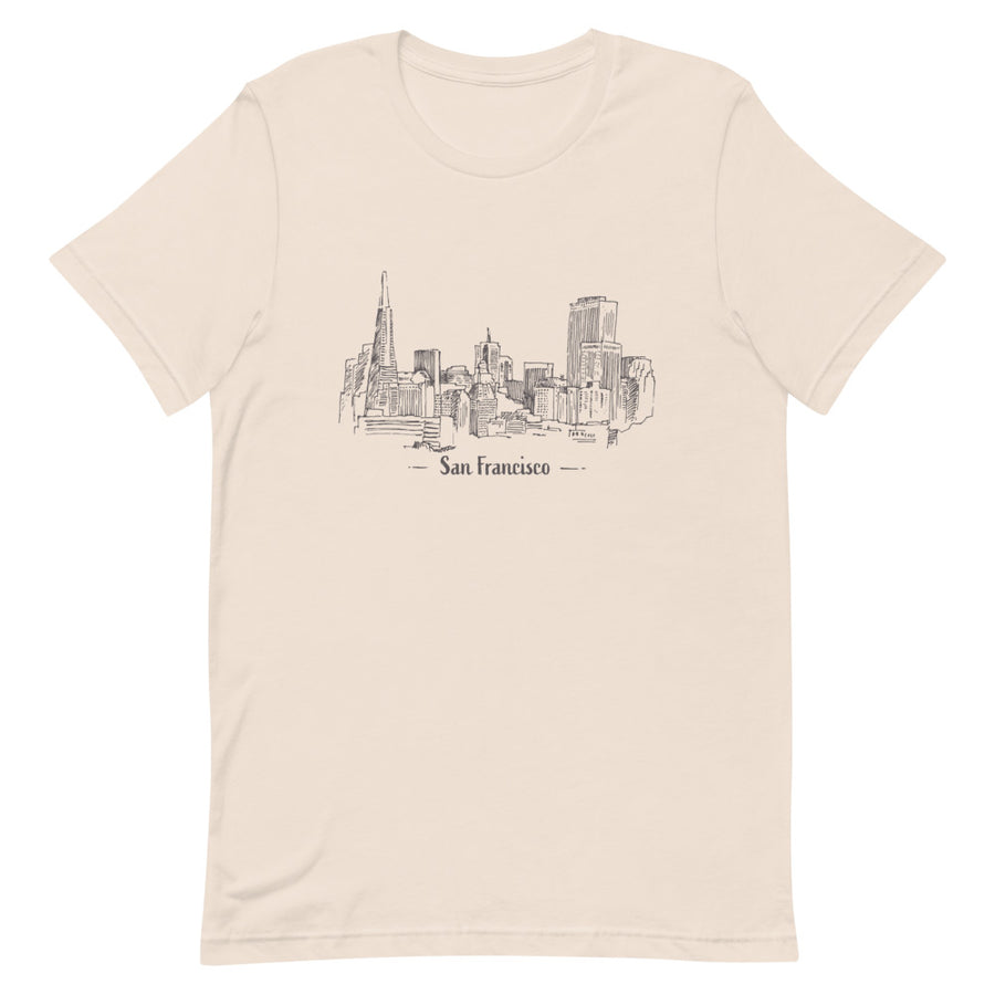 Hand Drawn San Francisco - Women's T-Shirt