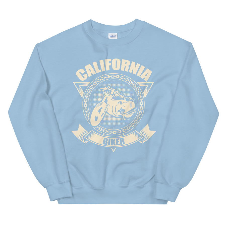 California Biker Motorcycle - Women's Crewneck Sweatshirt