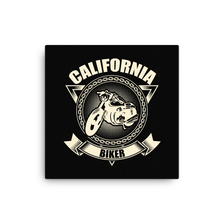 California Biker Motorcycle - Canvas