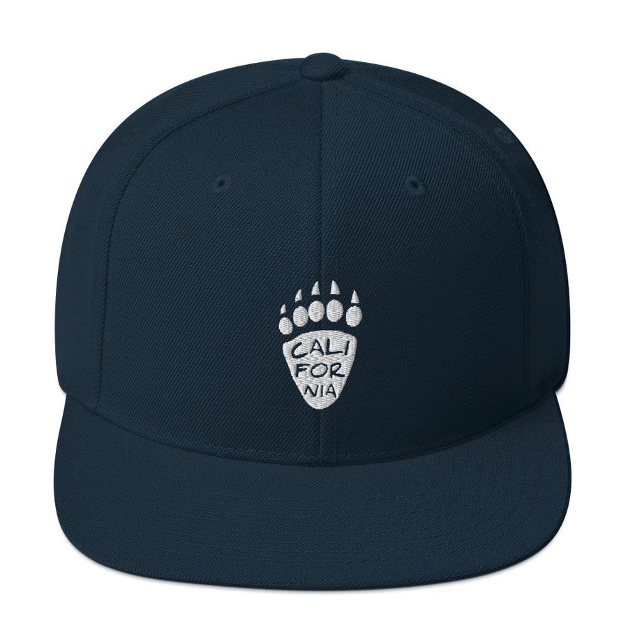 California Bear Claw White - Snapback Hat