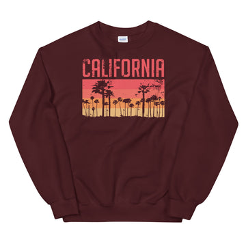 California Vintage Palms - Women's Crewneck Sweatshirt