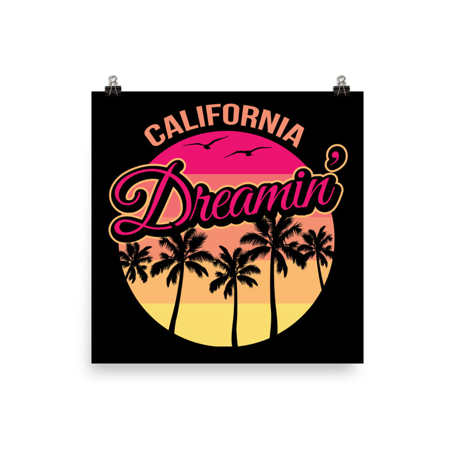 California Dreamin Sunset - Poster