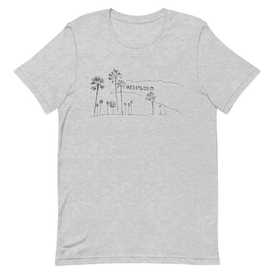 Hand Drawn Hollywood Sign - Women’s T-Shirt