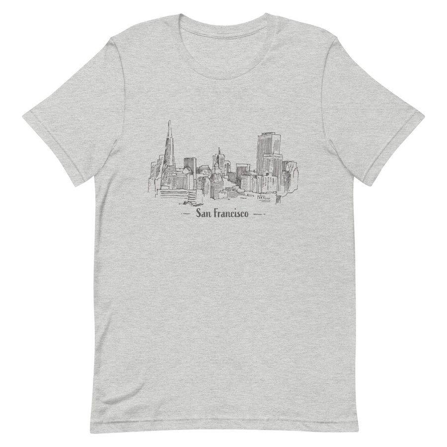 Hand Drawn San Francisco - Men's T-Shirt