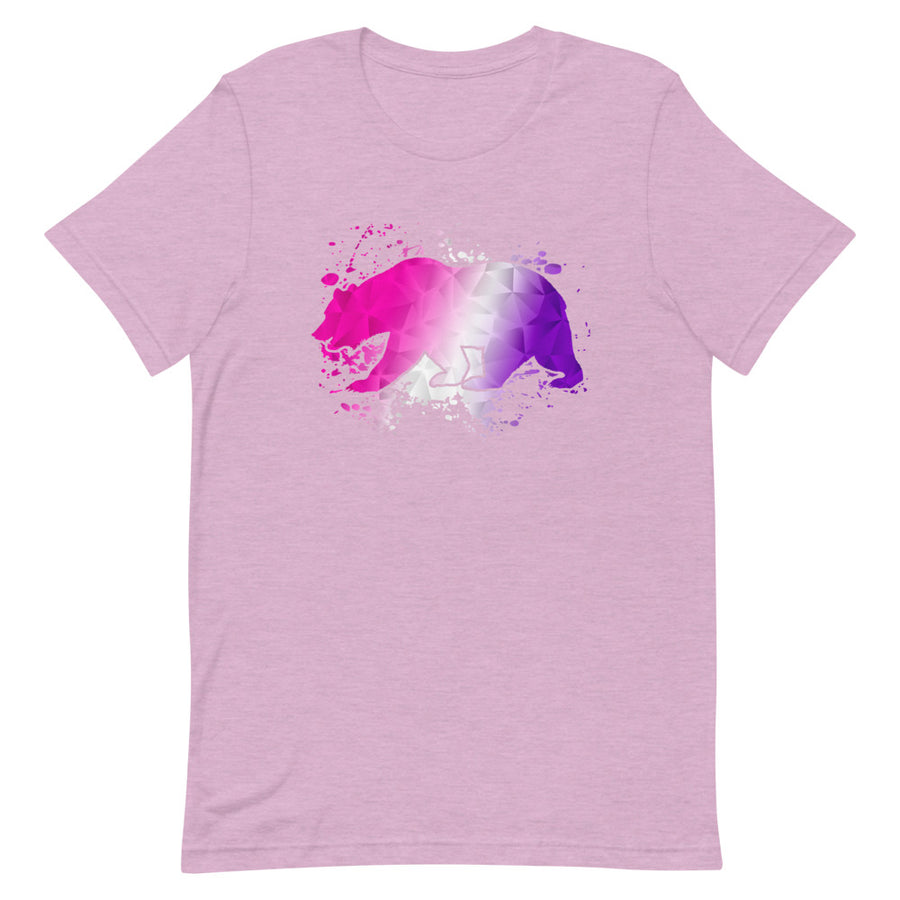 Pink & Purple CA Bear - Women’s T-Shirt