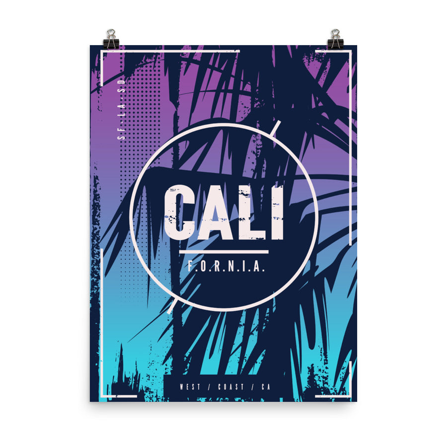 Cali LA SD SF - Poster