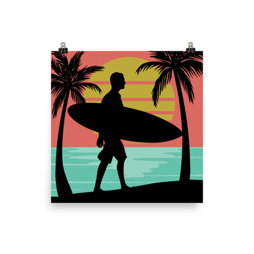 Surf Huntington - Poster