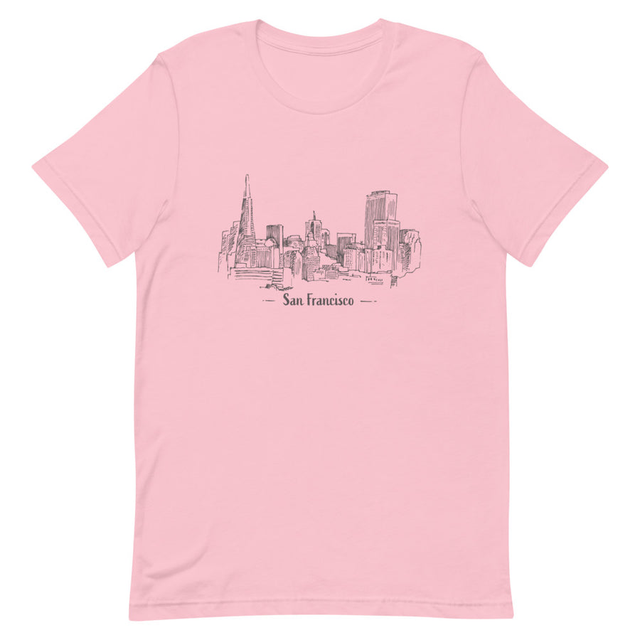 Hand Drawn San Francisco - Women's T-Shirt