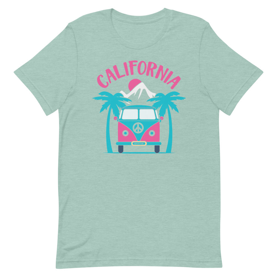 California Adventure Van & Palms - Women's T-Shirt
