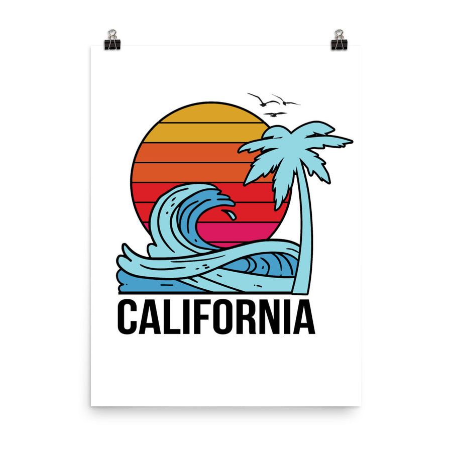 California Sunset - Poster