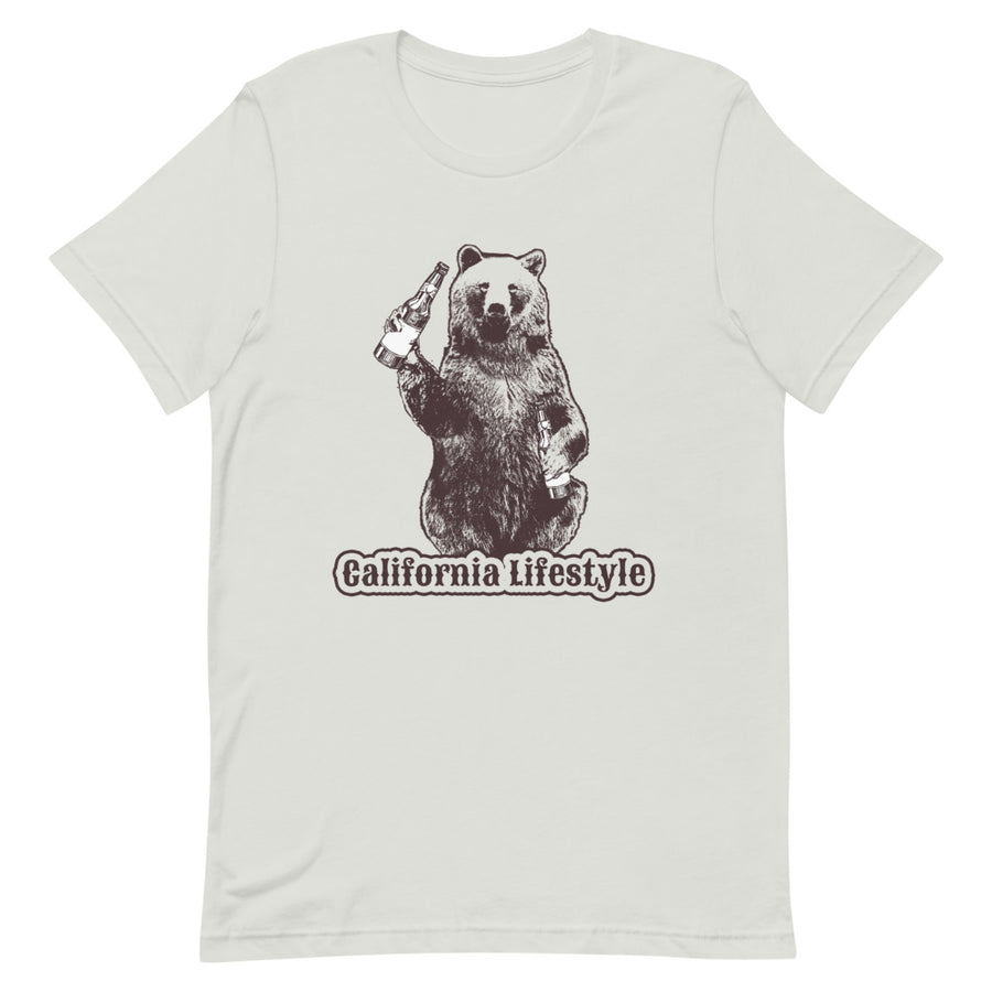 California Lifestyle Beer Bear -Men's T-Shirt