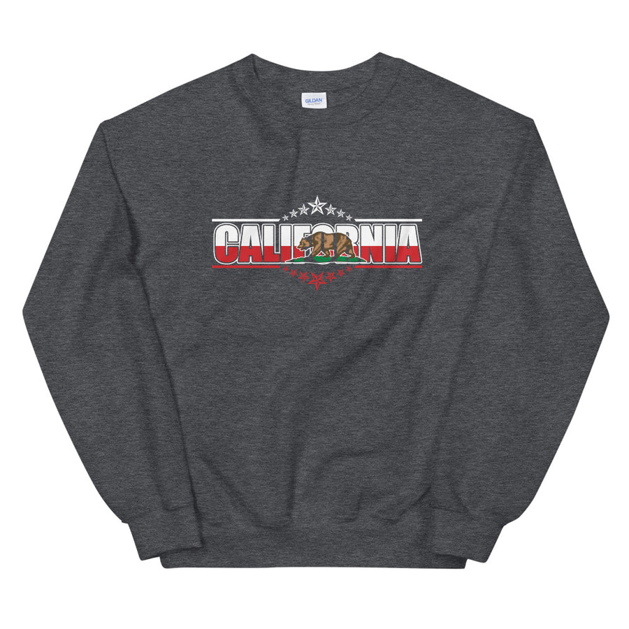Patriotic Californian - Women's Crewneck Sweatshirt