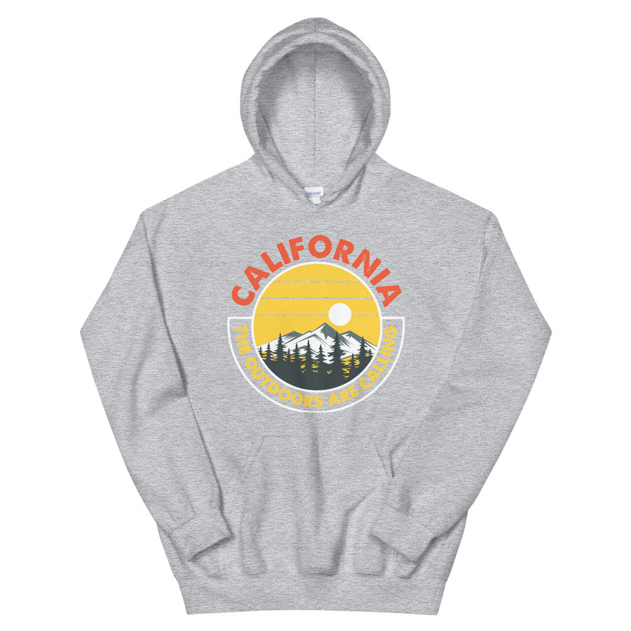 California Outdoor Mountain Sunset - Men's Hoodie