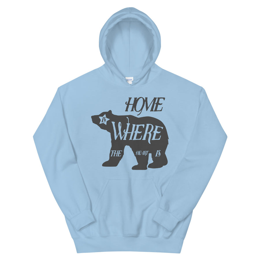 Home Is Where The Heart Is Bear - Men's Hoodie