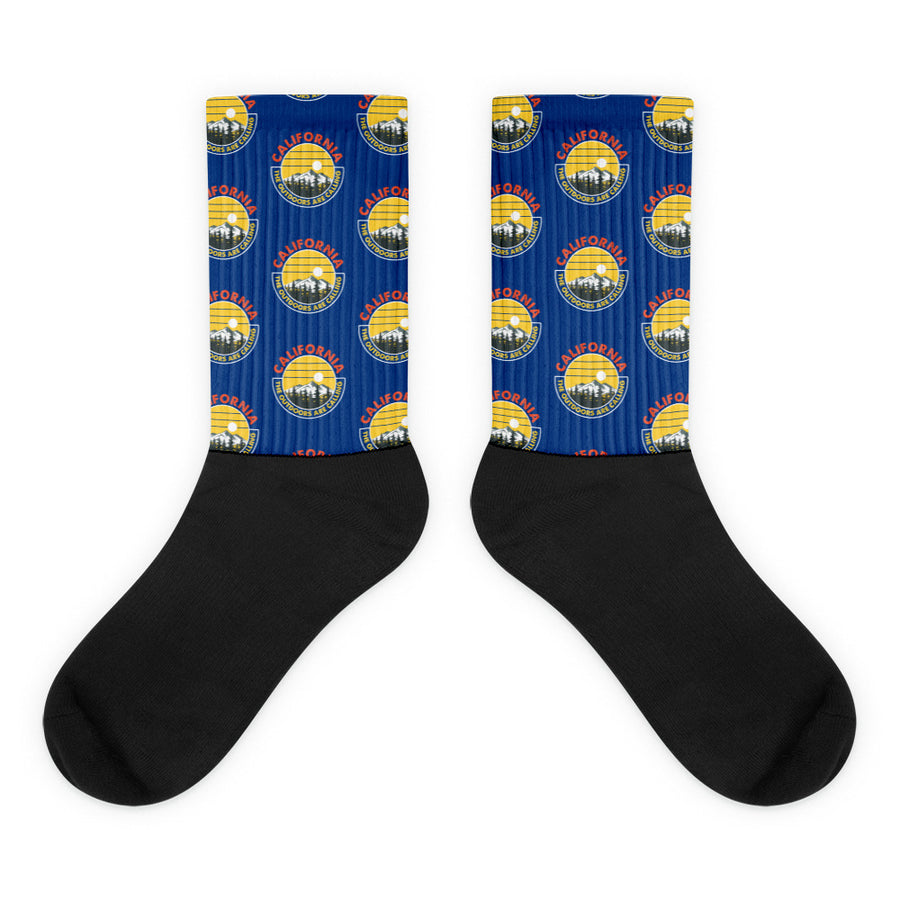 California Outdoor Mountain Sunset - Socks