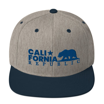California Republic Blue Classic - Snapback Hat