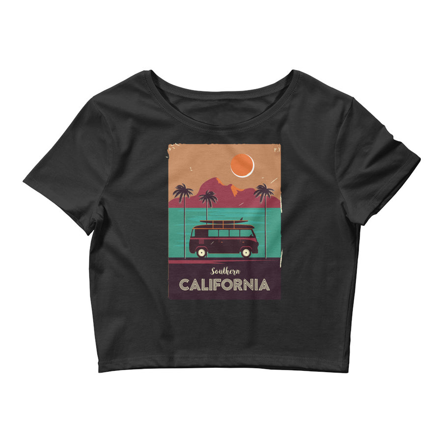 Southern California Beach Van - Women’s Crop Top