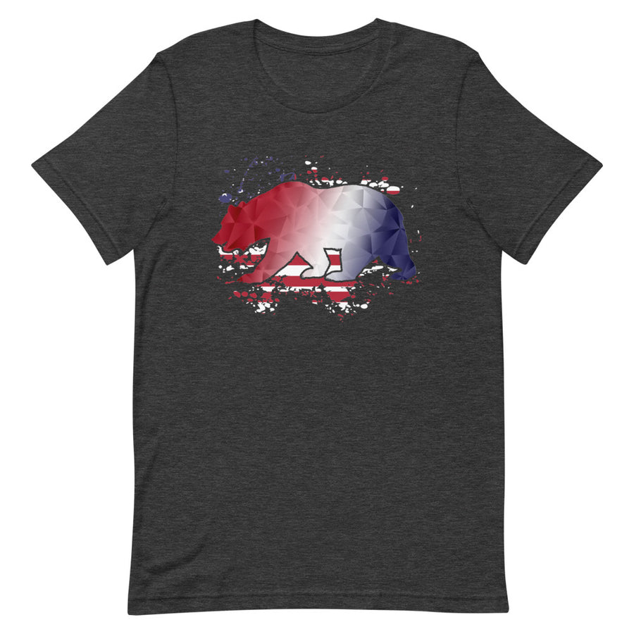 American Flag CA Bear - Women's T-shirt