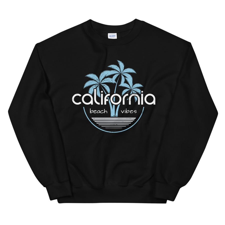 California Beach Vibes - Women's Crewneck Sweatshirt