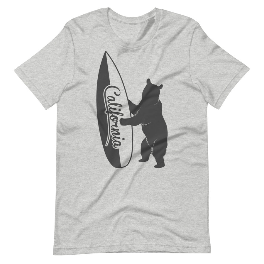 Bear With California Surfboard - Men's T-shirt