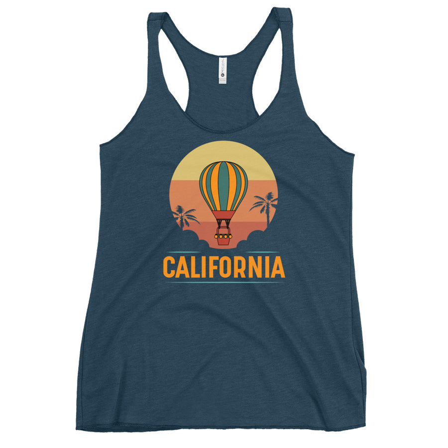 Vintage California Hot Air Balloon - Women's Tank Top