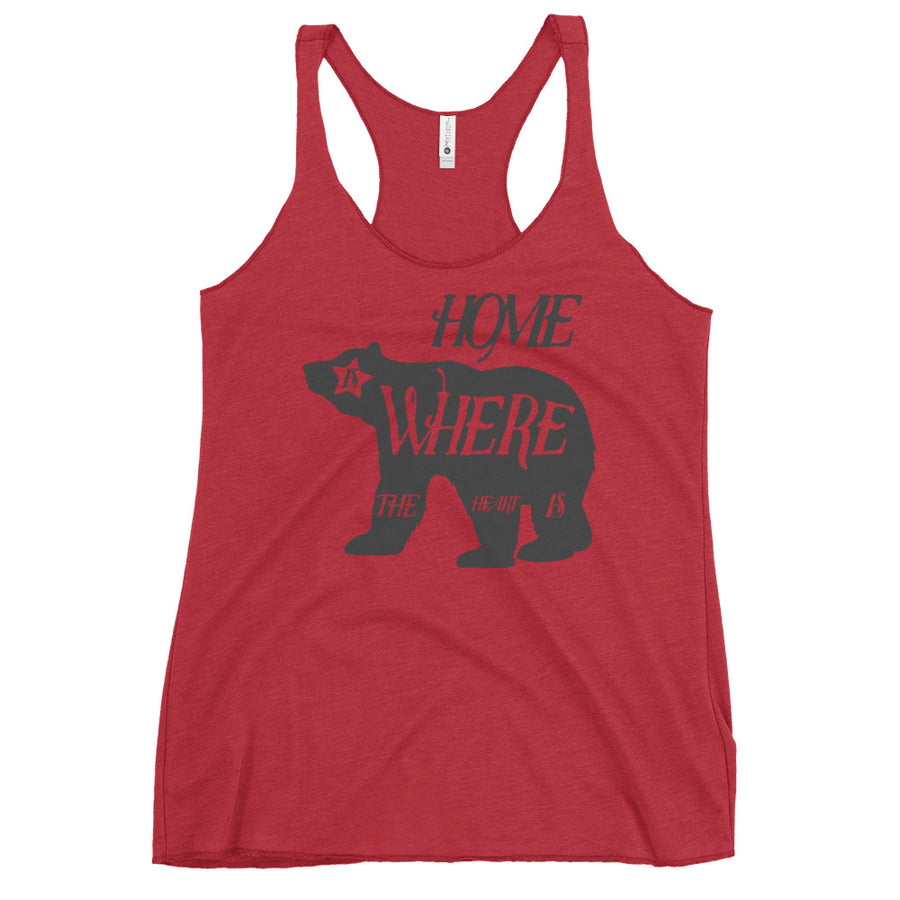 Home Is Where The Heart Is Bear - Women's Tank Top