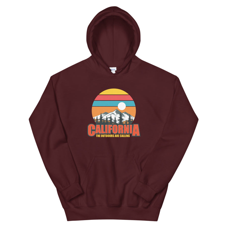 California The Outdoors Are Calling - Women's Hoodie
