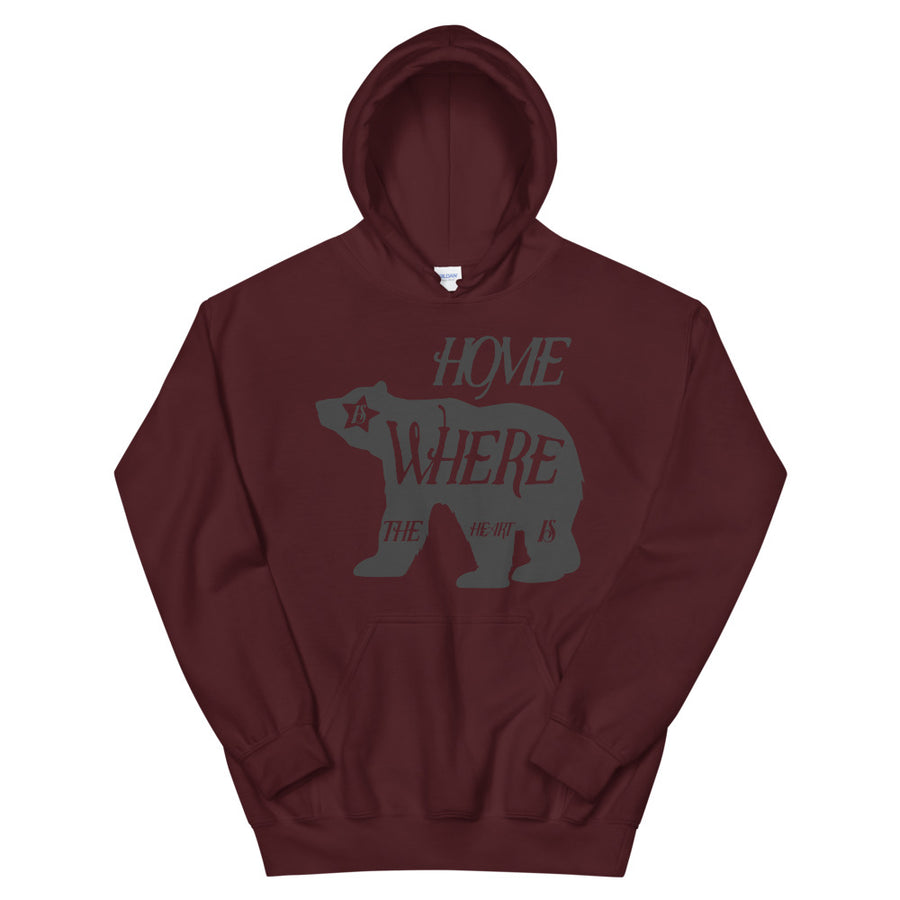 Home Is Where The Heart Is Bear - Men's Hoodie