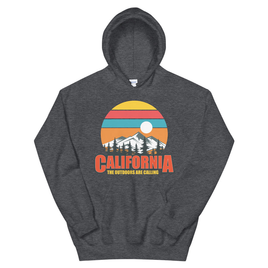 California The Outdoors Are Calling - Men's Hoodie
