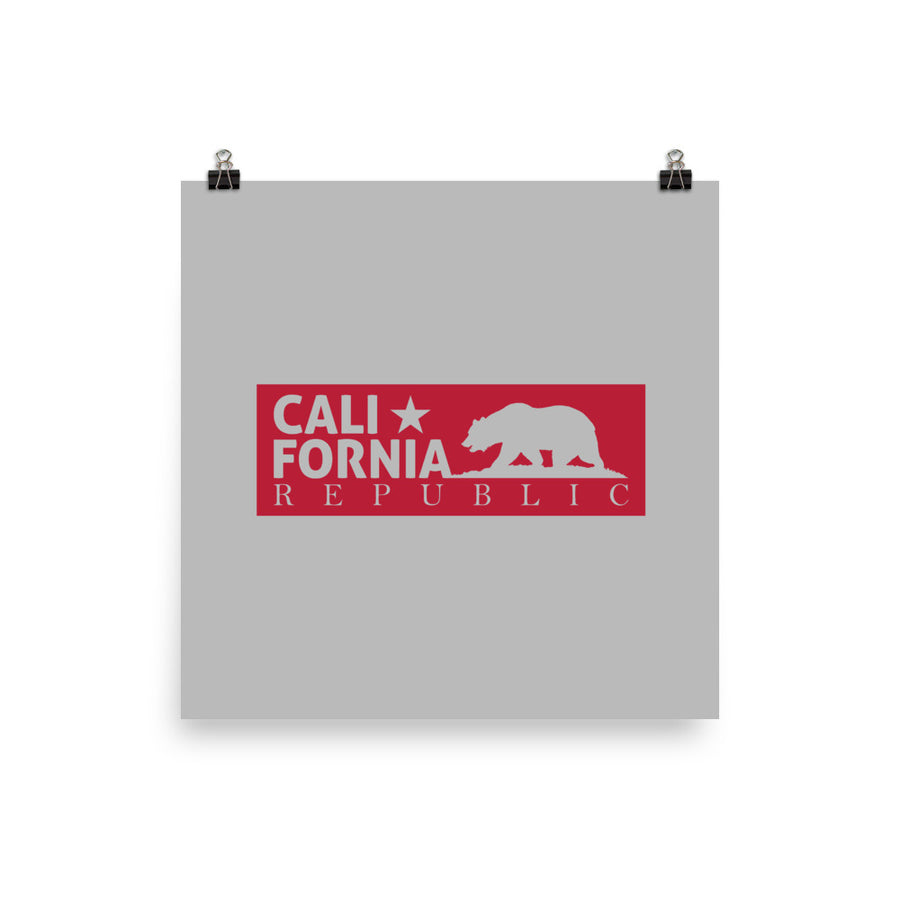 Original California Republic Bear - Poster