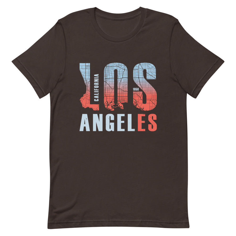 Los Angeles Map Style - Men's T-Shirt