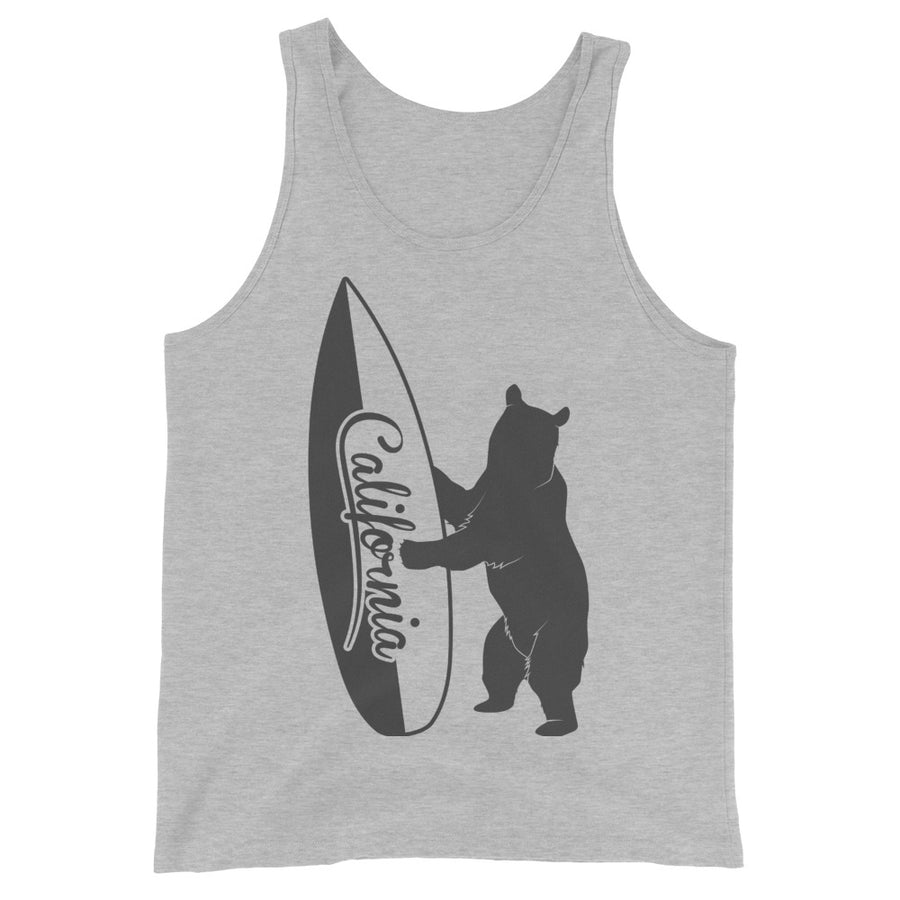 Bear With California Surfboard - Men's Tank Top