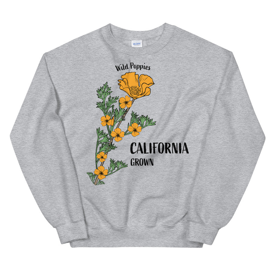 Wild Poppies - Women's Crewneck Sweatshirt